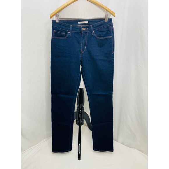 Levi’s Women’s Jean’s Blue Denim Midrise Skinny 5 Pocket Size 8 X 30 - Picture 2 of 12